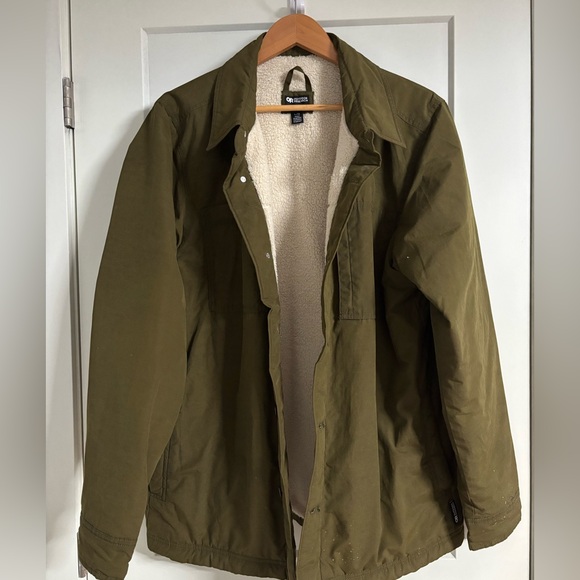 Outdoor Research Men's Olive Jacket - Picture 1 of 7